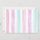 Modern Ice Cream Truck Sweet One Birthday Einladung (Rückseite)