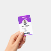 Modern ID Identification Card Photo Badge Ausweis (Handheld)
