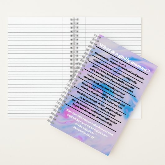 Modern Ideal Christliche Frauensprichwörter 31 Zus Notizblock (Innen)