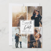Modern Image Collage Save the Date (Vorderseite)
