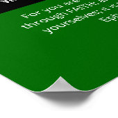 Modern IMANI Faith Christlich Kwanzaa Poster (Ecke)