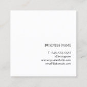 Modern Imitate Gold Blue Heart Coupon (Rückseite)