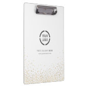 Modern Imitate Gold Glitzer Firmenlogo Klemmbrett (Rechts)