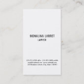 Modern Imitats Gold Foil Lawyer Scanner Symbol  Visitenkarte (Rückseite)