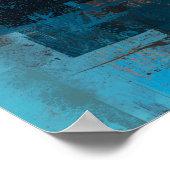 Modern Impressionist Anvil Painting Craft Strength Poster (Ecke)