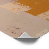 Modern Impressionist Lynx Painting Elegant Poster (Ecke)