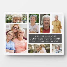 Modern in der Liebe Erinnerungsfotografie Collage Fotoplatte