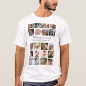 Modern in der Liebe Erinnerungsfotografie Collage T-Shirt (Vorderseite)