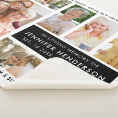 Modern in der Liebe zum Gedächtnisfoto-Collage Sherpadecke (3/4)