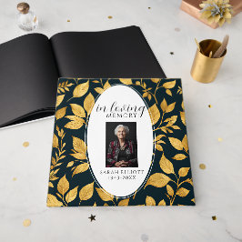 Modern In Loving Memory Foam Board with Photo Gästebuch