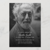 Modern In Loving Memory Funeral Program Programm (Vorderseite)