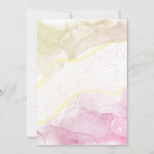 Modern Indian Hindu Wedding Ganesha Logo Einladung (Rückseite)