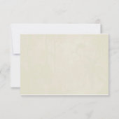 Modern Indian Pichwai Response Card RSVP Karte (Rückseite)