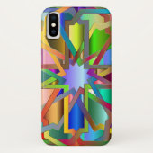 Modern Indian Print iPhone Case (Rückseite)