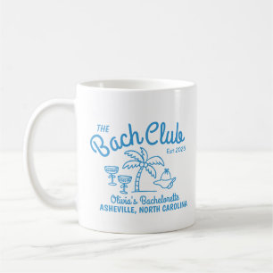 Modern Individuelle Name Island Date Bachelorette  Kaffeetasse