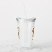 Modern Individuelle Name Pan Africa Flag Map Acryltrinkbecher (Links)