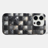 Modern Industrial Metal Mosaic Phone Case - Mixed  (Rückseite (Horizontal))