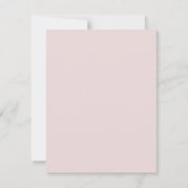 Modern Initial Oversized Monogramm und Name Mitteilungskarte (Rückseite)