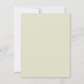 Modern Initial Oversized Monogramm und Name Mitteilungskarte (Rückseite)