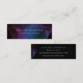 Modern Ink Blotch Mini Visitenkarte (Vorne/Hinten)