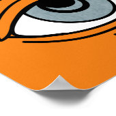 Modern Insomniac Eye Pop Art Poster (Ecke)