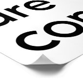 Modern inspirierendes Positivziffer Poster (Ecke)