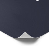 Modern inspirierendes Typografie-Poster Poster (Ecke)