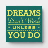 Modern inspirierendes Zitat Fotoplatte (Vorderseite)