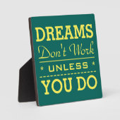 Modern inspirierendes Zitat Fotoplatte (Vorderseite)