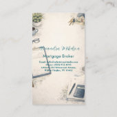 Modern Insurance Advisor Professional  Visitenkarte (Rückseite)