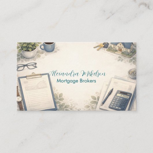 Modern Insurance Advisor Professional Visitenkarte (Vorderseite)