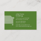 Modern Interior Design/Decorator Business Card: 7 Visitenkarte (Rückseite)