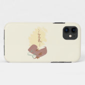 Modern Islamic Abstrakt Minimal Monogram Name Case-Mate iPhone Hülle (Rückseite (Horizontal))