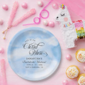 Modern ist sie auf Cloud 9 Bachelorette Wochenende Pappteller (Party)