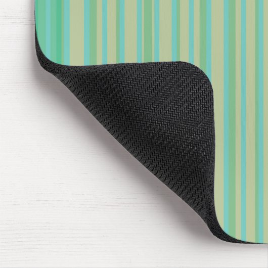Modern Jade Green Striping Mousepad (Ecke)