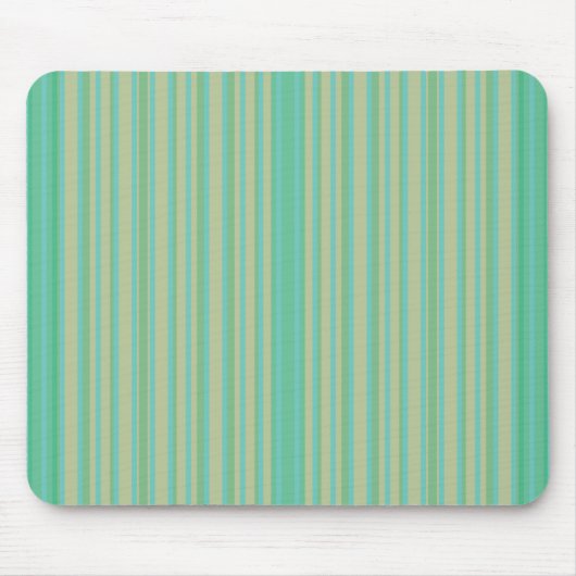 Modern Jade Green Striping Mousepad (Vorne)