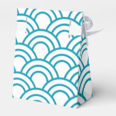 Modern Japanese Geometric Pattern  Geschenkschachtel (Rückseite)