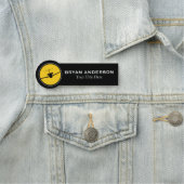 Modern Jet Airplane - Name für den Luftverkehr Namensschild (Beispiel)