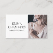 Modern Jewelier Designer Business Card Visitenkarte (Vorderseite)