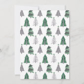 Modern Jingle and Mingle Holiday Christmas Party Einladung (Rückseite)