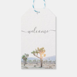 Modern Joshua Tree Welcome Boho Wedding Geschenkanhänger