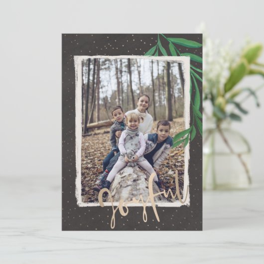 Modern Joystick & Foto Weihnachten (Stehend Vorderseite)