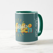 Modern Kaffeeklatsch German Heritage Personalized Tasse (VorderseiteRechts)