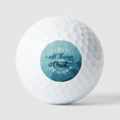Modern kann ich alles machen golfball (Vorderseite)