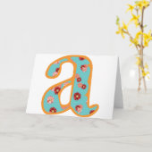 Modern Karte (Gelbe Blume)