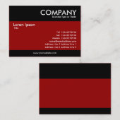 Modern - Kastanienbraun Visitenkarte (Vorne/Hinten)