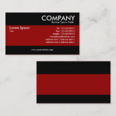 Modern - Kastanienbraun Visitenkarte (Vorne/Hinten)