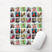 Modern Keepake Foto Collage Muster Mousepad (Mit Mouse)