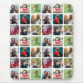 Modern Keepake Foto Collage Muster Mousepad (Vorne)