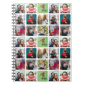 Modern Keepake Foto Collage Muster Notizblock (Vorderseite)